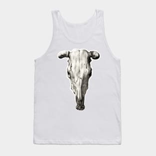 Skeleton skull of a cow Tank Top